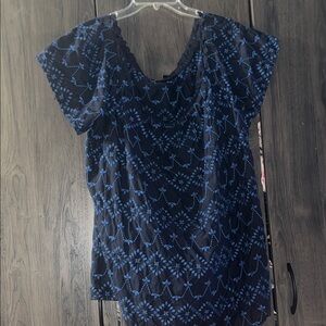 lane bryant blue top size 22/24